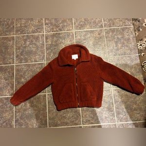 fall burnt orange teddy bear jacket!